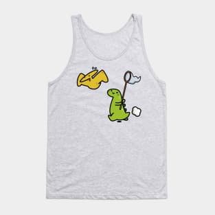 Cute hunting dino Tank Top